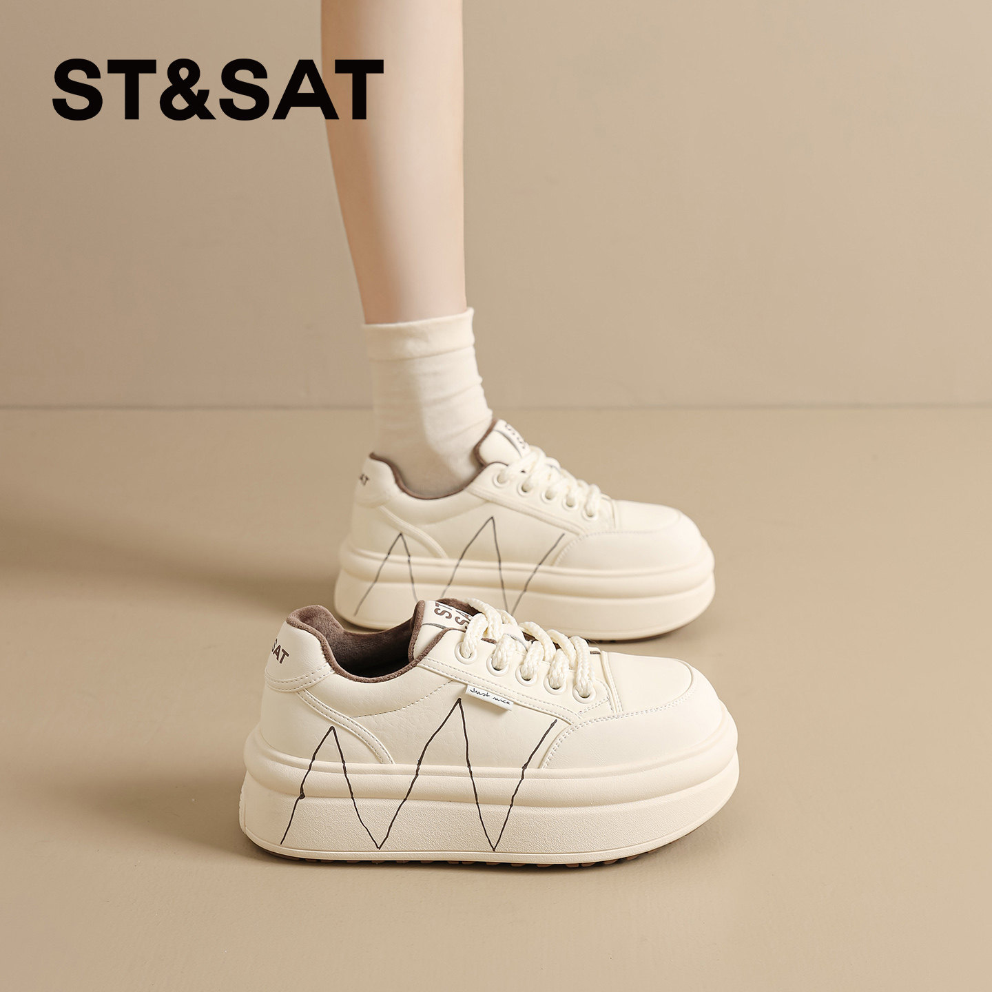 星期六Sta秋冬新款加绒保
