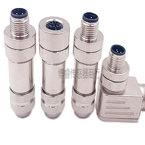 5芯M12公头金属连接器  SACC-M12MS-5PL SH - 1424658质量保证