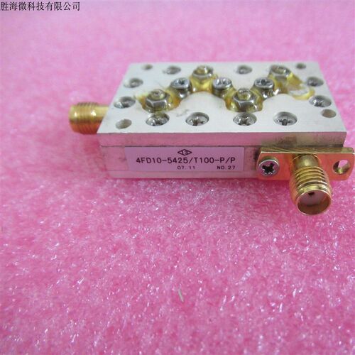 中心频率: 5425MHz 带宽:100MHz 5375-5475MHz 射频 带通滤波器