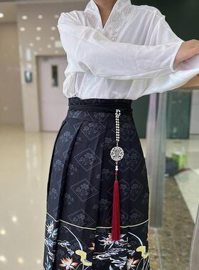 汉服禁步腰饰长流苏玉佩