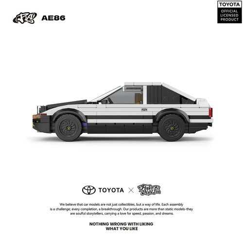 品铂8810丰田AE86汽车模型积木