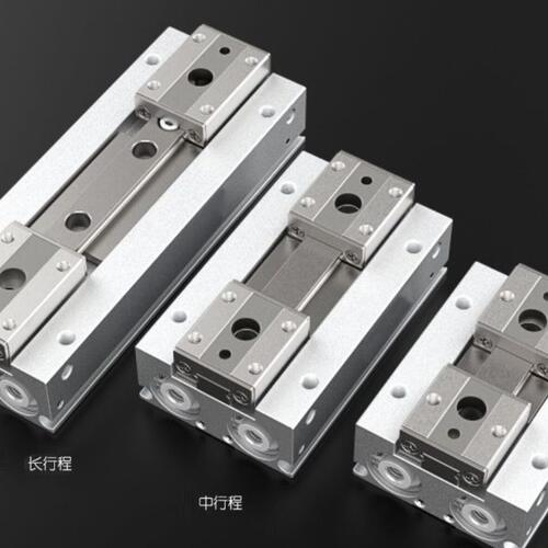 *-夹20指气缸 48* 64行手24可平H型立**40* F8SD滑轨气8012D32*16