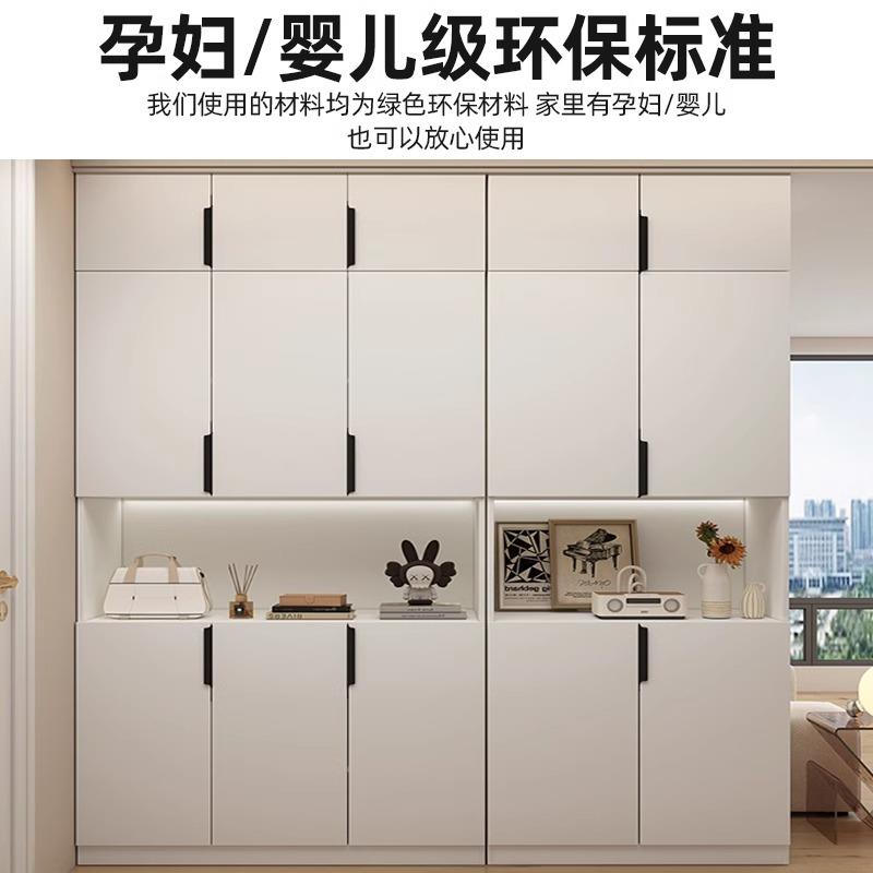 实木入户鞋柜换鞋凳家用门口靠墙多功能玄关柜收纳置物阳台储物柜