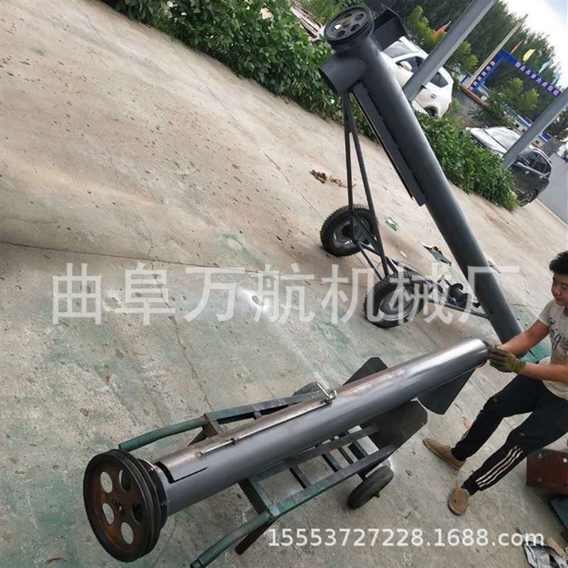 新品配套其他机械上料用螺旋提升机垂直进料输送机倾斜式提升物料图片