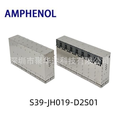 Amphenol/安费诺 S39-JH019-D2S01 SFP28 2X8压接脚内导光柱