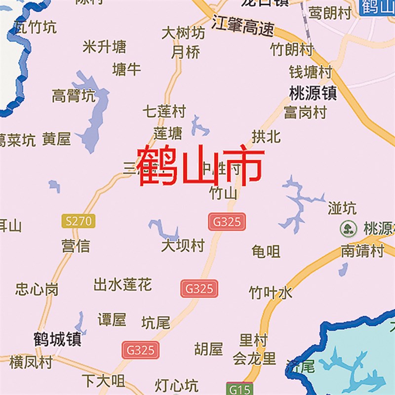 2026新款江门市地图客厅办公室挂图高清防水墙壁装饰实物推荐定制