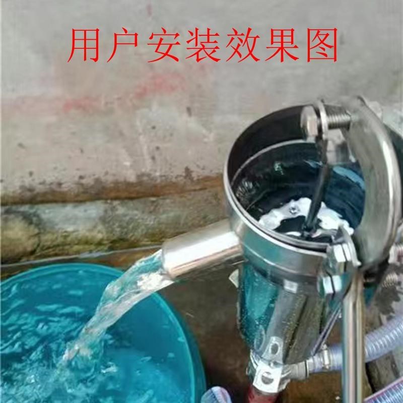 不锈钢手动抽水泵摇井泵摇水机大出水家用85型号压水井不溢水