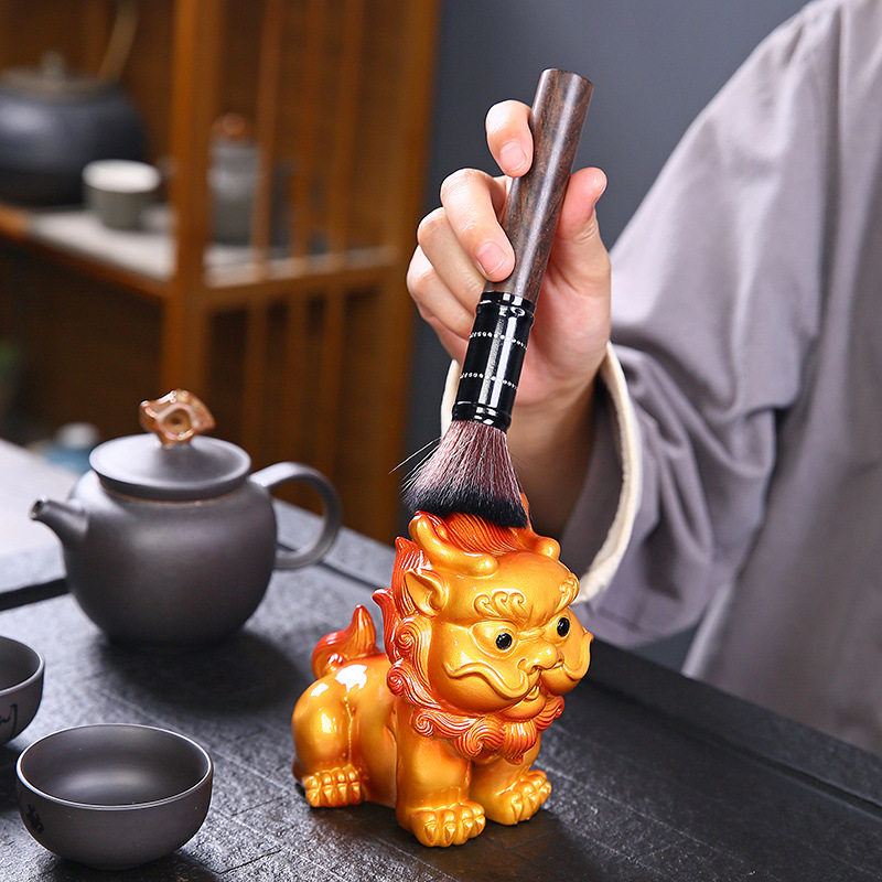 变色麒麟茶宠摆件精品可养茶桌茶台摆件大全饰品高档招财茶玩茶具