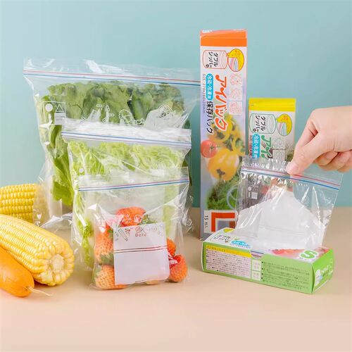 冷冻肉密封袋自封袋家用专用双筋塑封袋冰箱收纳分装保鲜袋加厚