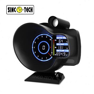 SINCO TECH 多功能改装仪表 传感器线束连接 水温转速油温表DO916图片