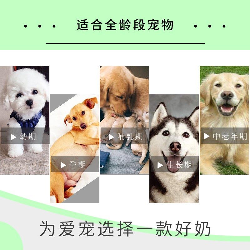 遇见小宠羊奶粉宠物狗狗幼成犬哺乳产后病后补钙营养泰迪柯基法斗