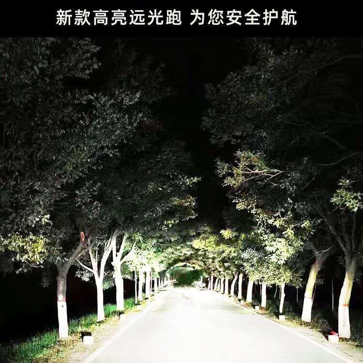 汽车LED透镜雾灯黄白双光前杠灯中网射灯摩托越野货车超亮小钢炮