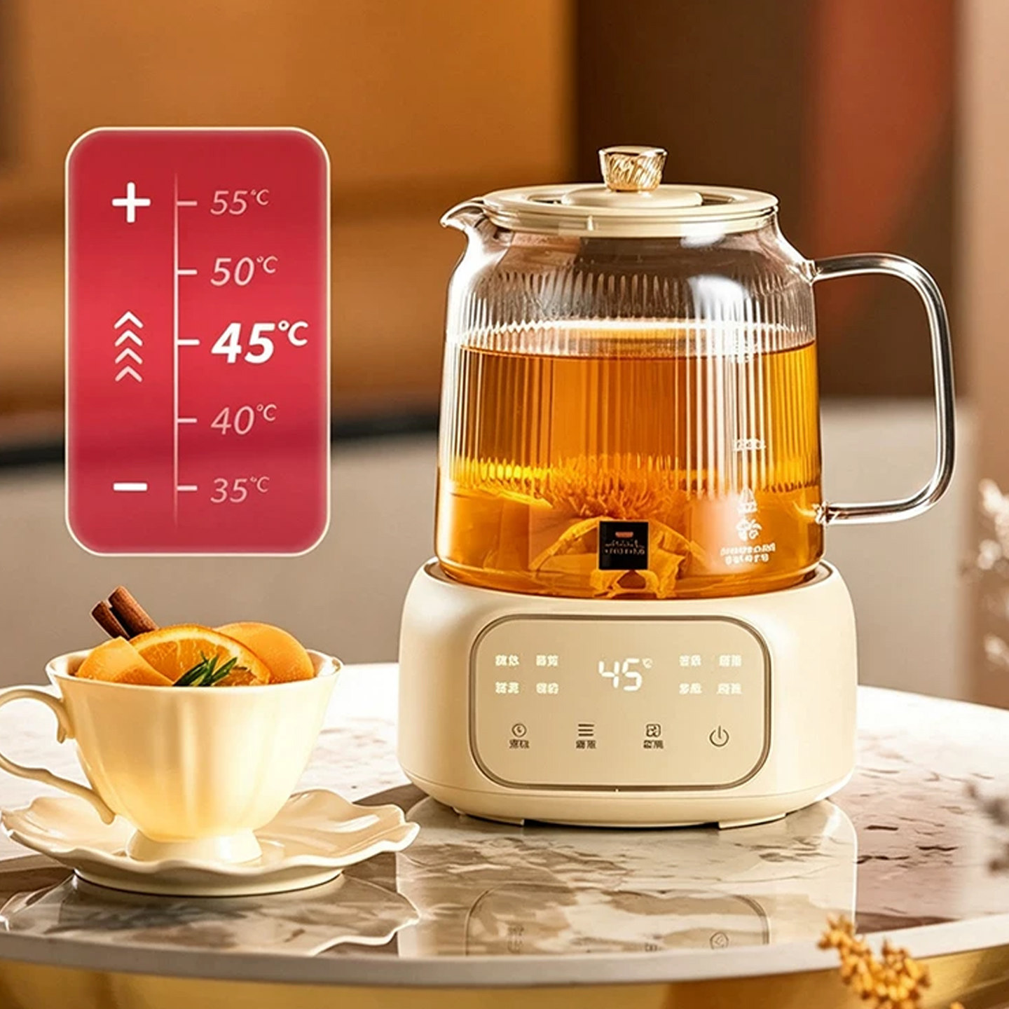 康宁餐具全玻璃养生壶新款煮茶壶图片