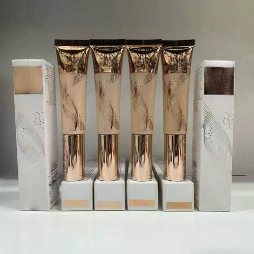 跨境foundation liquid无暇定妆中调瓷粉色柔光精华玻尿酸粉底液