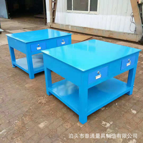 带抽屉模具工作台 不锈钢工作台 钳工装配工作台带台钳源头厂家