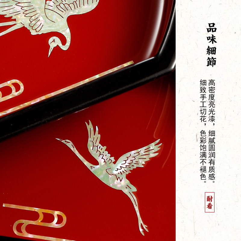 茶盘家用简易小茶海储水式茶座点心盘水果篮子茶台干泡台茶具托盘