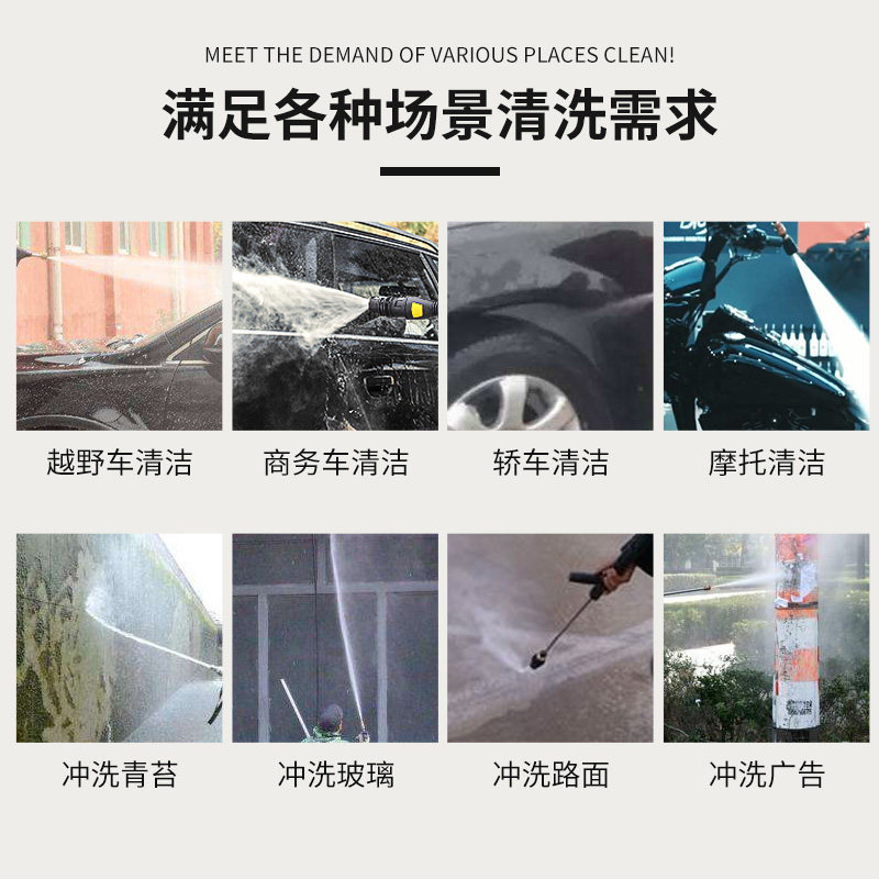 香港黑猫电动商用高压工业级洗车机养殖场纯铜家用便携高压清洗机