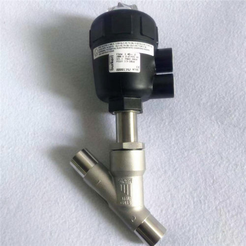 burkert不锈钢焊接角座阀2000A 15.0 PTFE VA D21.3 16bar 001392