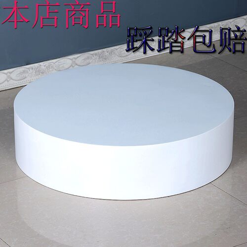 直播主播烤漆台子网红站台圆形模特地台婚纱店摄影橱窗服装展示台