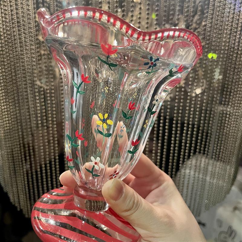 令人心动的杯子! 中古手作 玻璃精致杯子 绝美器皿!圣诞节礼物