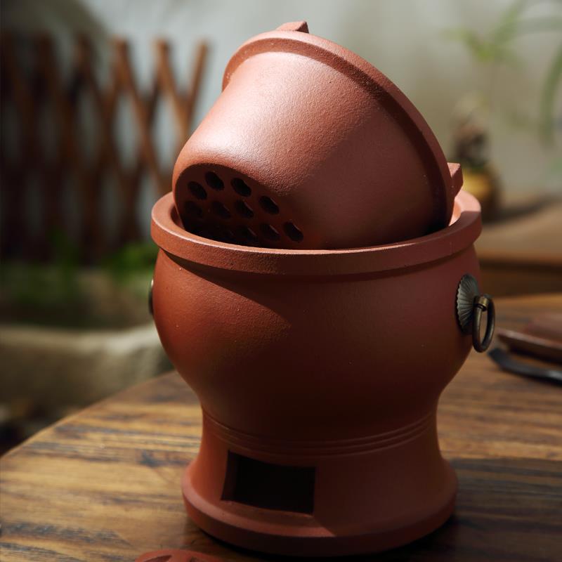 红泥炭炉罐罐茶煮茶器茶具套装家用功夫小茶壶陶瓷炭火围炉煮茶炉
