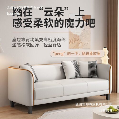 科技布沙发小户型出租房网红