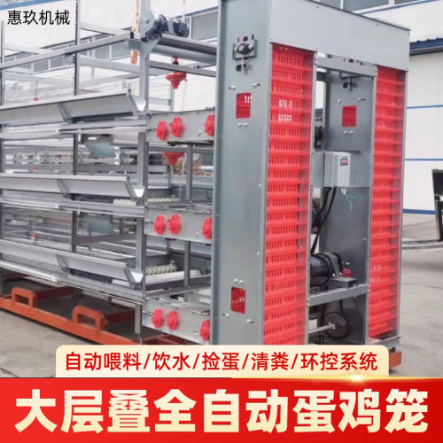 大层叠式蛋鸡笼全自动化厂家自动化清粪捡蛋喂料蛋鸡笼母鸡笼鸡笼
