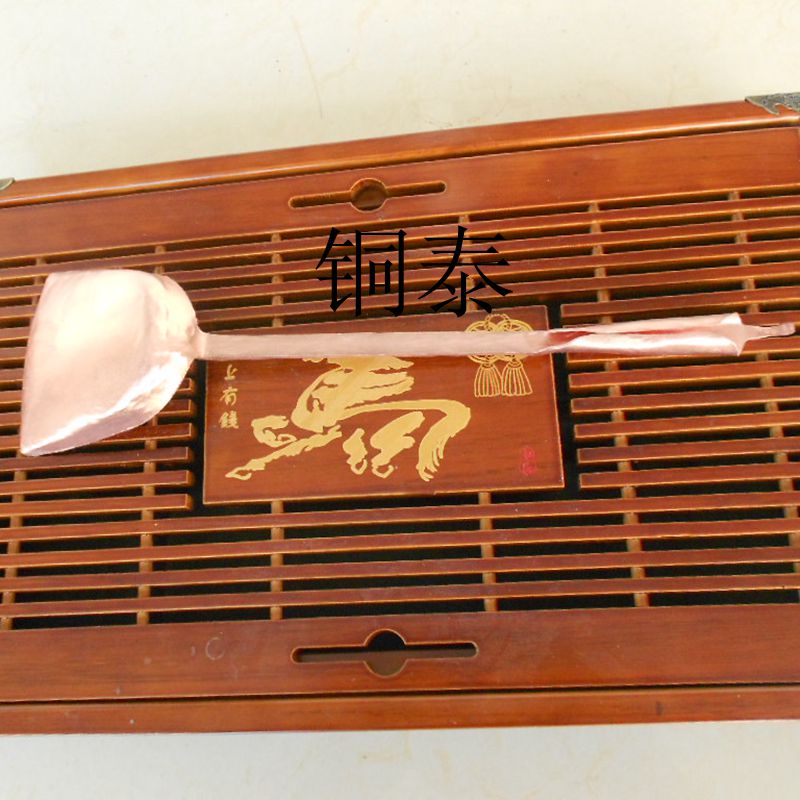 纯紫 铜黄 铜锅铲 手工 纯铜餐具 锅铲 紫铜铲家用紫铜黄铜锅铲