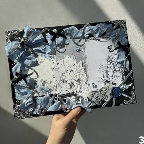 痛包扎板成品背景板懒人扎板diy材料紫色全套扎板扎包材料装饰物