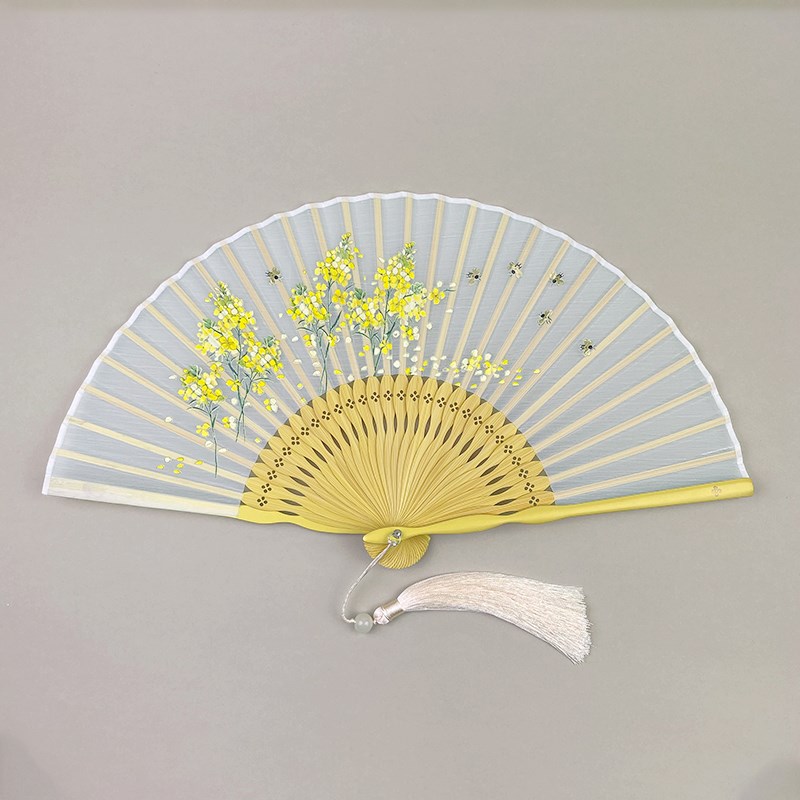 扇子折扇古风新中式国风汉服旗袍夏天随身便携折叠扇子高颜值小扇图片