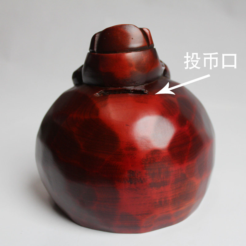 储钱罐朋友结婚礼物创意桌面装饰婚庆摆件白头偕老复古木质存钱罐