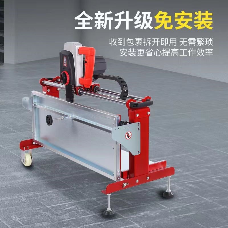 加汽块切砖机无刷台式小型便携激光辅助泡沫砖透水砖轻质砖切割机
