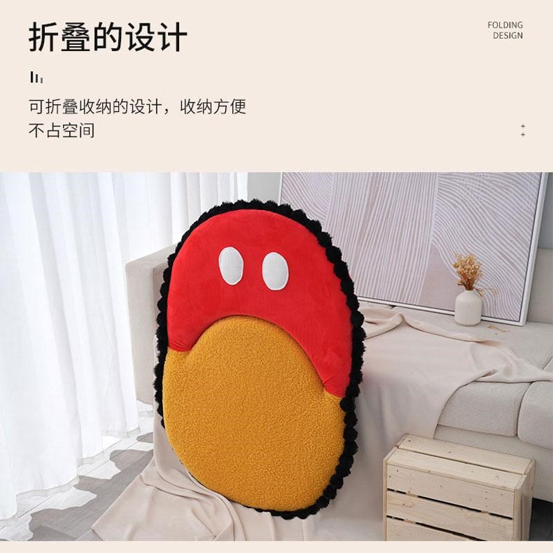可折叠儿童懒人沙发坐垫卡通飘窗榻榻米座椅阳台地上单人靠背椅