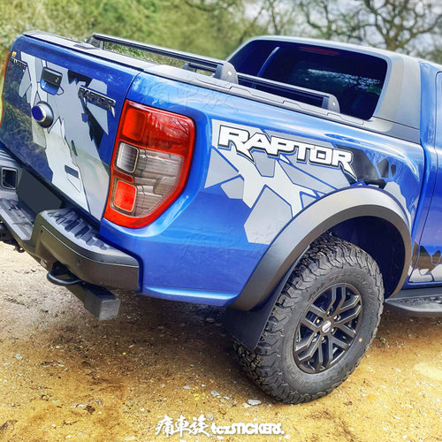 适用于福特Ranger Raptor车贴拉花 皮卡车身装饰改装汽车贴纸贴膜