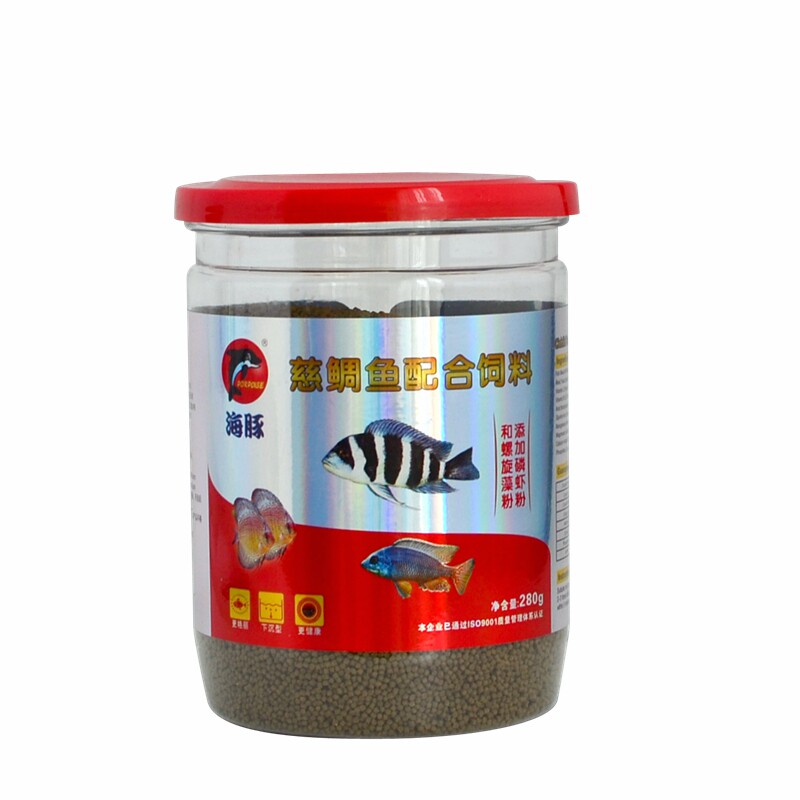 海豚慈鲷配合饲料下沉鱼食慈鲷鱼粮三湖鱼马鲷鲷科高蛋白鱼粮鱼食