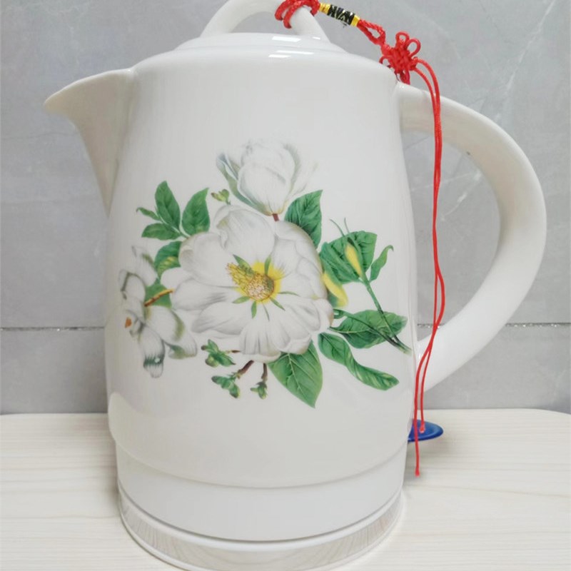 包邮景德镇陶瓷电热水壶瓷器烧水壶青花瓷泡茶壶功夫茶陶瓷电水壶