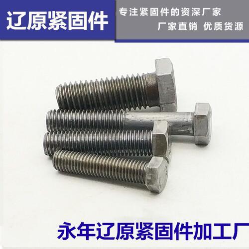 .螺栓 M4六角M24国标外六角12MG-M本色螺丝M2016 级BM6148M81030