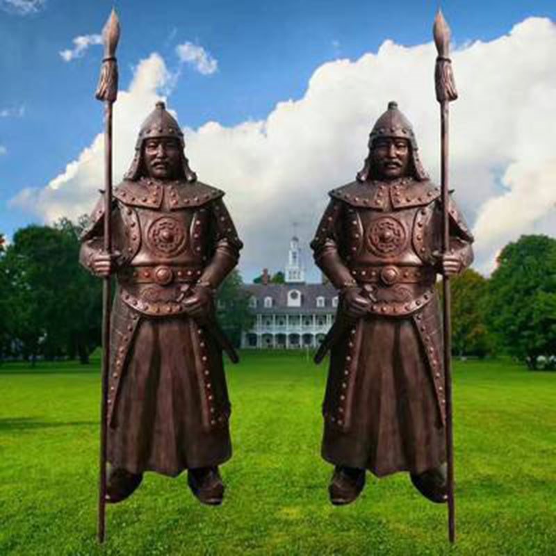 玻璃钢定制蒙古人物弹琴雕塑少数民族跳舞唱歌骑马打猎雕像摆件