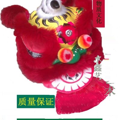 舞狮儿童子道具套装狮子头舞狮头套小舞狮狮头醒狮头醒狮小狮头孩图片