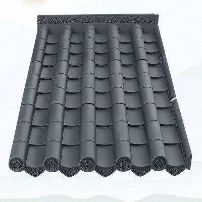 梦古特厚屋面瓦树脂屋顶大波仿古瓦大瓦距加厚高分子室外屋面瓦