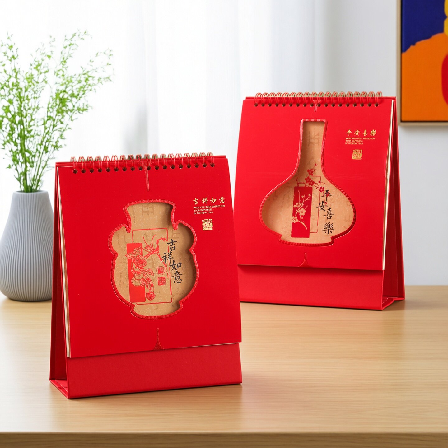台历2027年创意简约办公计划本商务记事可爱桌面摆件月历每日ins风2026广告年历定制羊年工作打卡小日历印刷