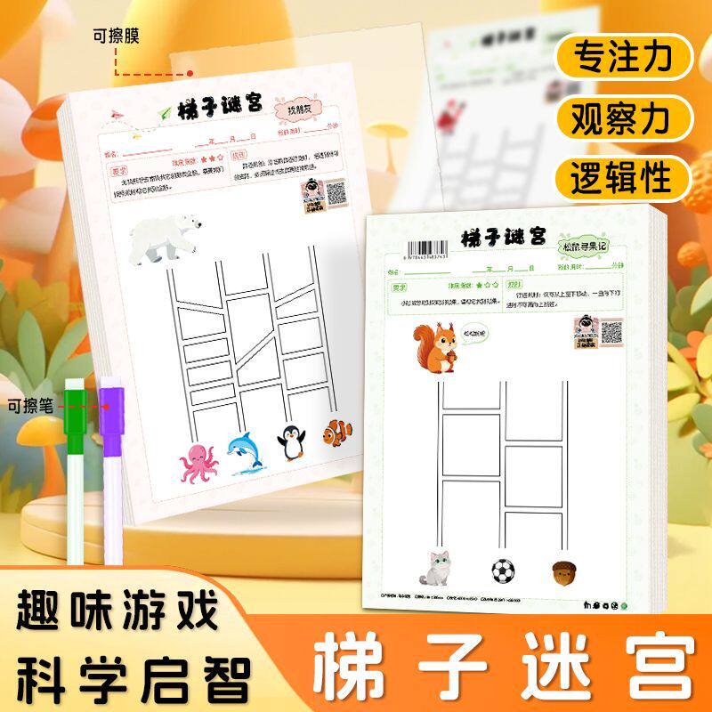 迷宫儿童益智思维专注力多动症训练耐心智力解锁迷宫魔方智力玩具