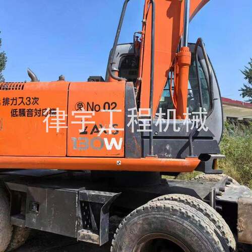 优惠转让二手日立ZX130W轮式挖掘机 土方作业机械全国包邮