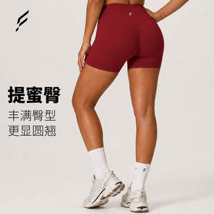 Faxaze运动短裤女五分跑步速干透气健身套装瑜伽裤训练提臀速干裤