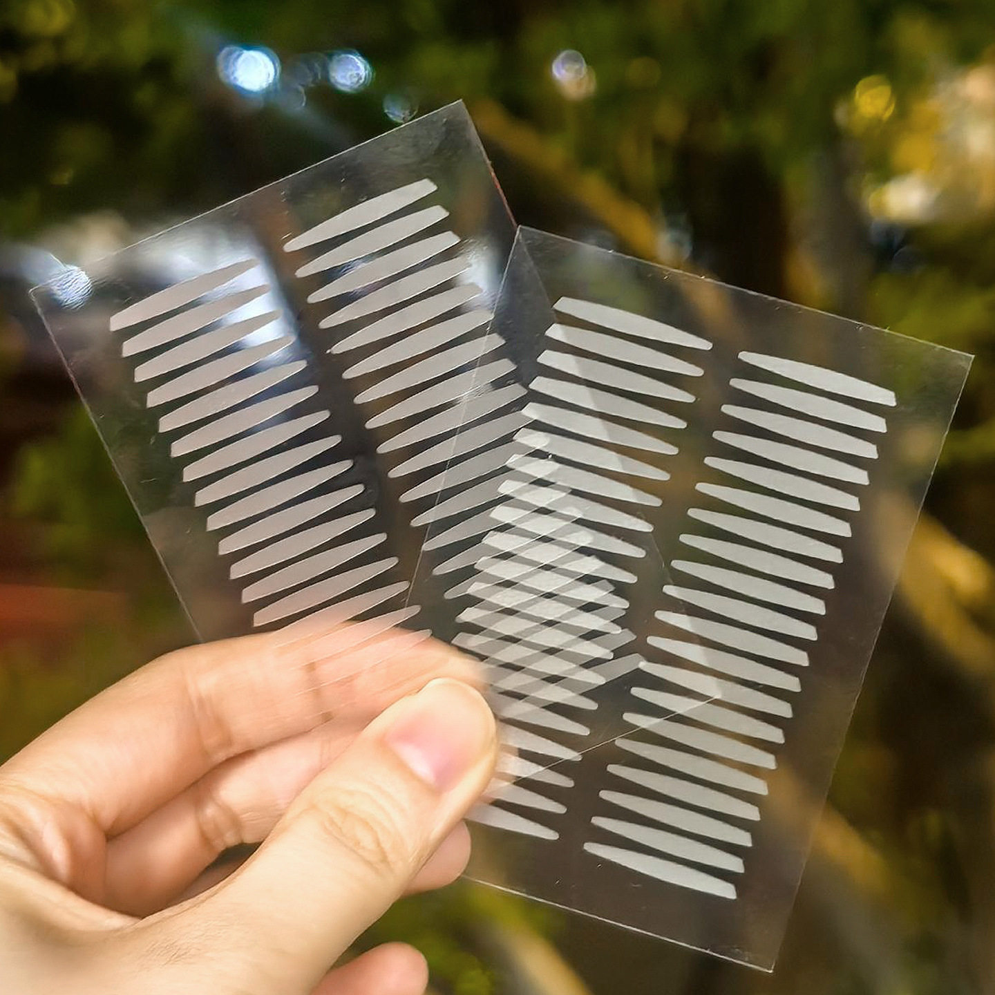 双眼皮贴/哑光C1zzn001-斜切橄榄款双眼皮贴眼部美目贴女美妆工具图片