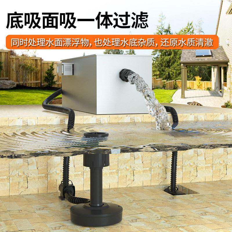 鱼池过滤器水循环系统室外智能大型锦鲤净水设备养鱼水池过滤装置