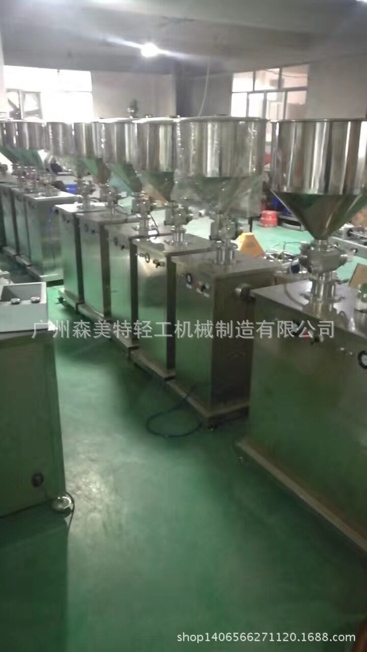 500-5000ml膏霜乳液灌装机半自动气动立式膏体灌装机灌装机械