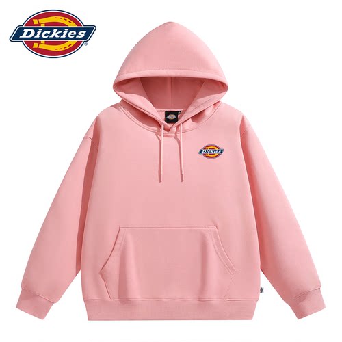 Dickies官方粉色卫衣女秋冬季