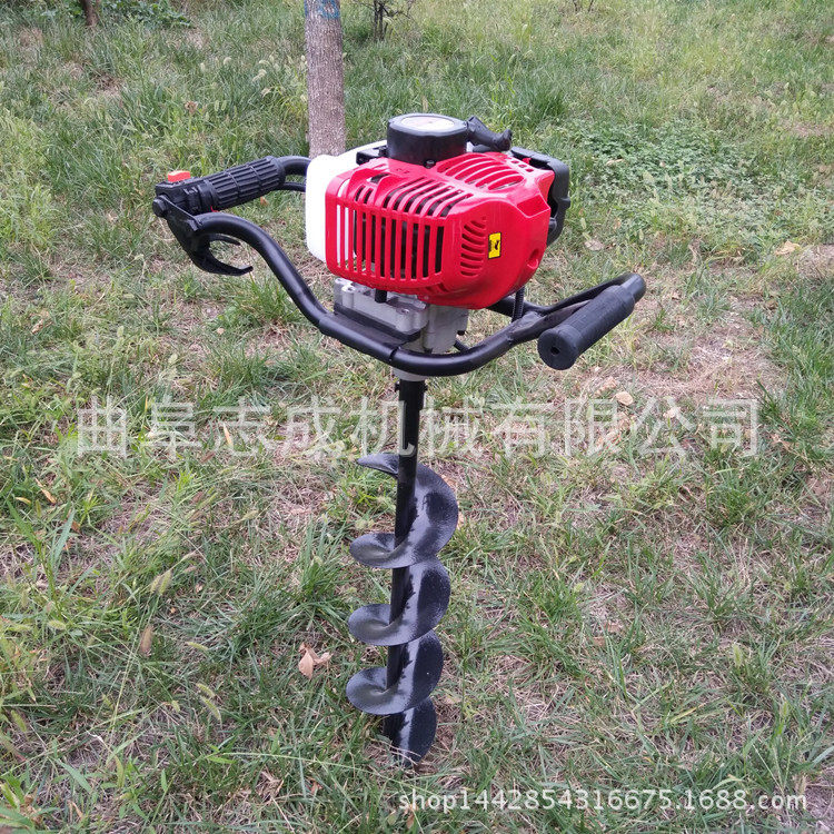 批发小型植树挖坑机多功能果树施肥打洞机便携单人手持式挖坑机