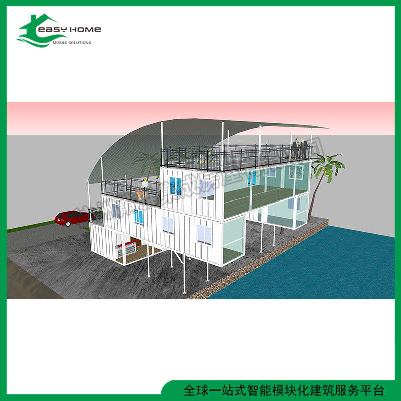 一室一厅集装箱房屋家庭用住人方便实用移动集装箱房子全屋